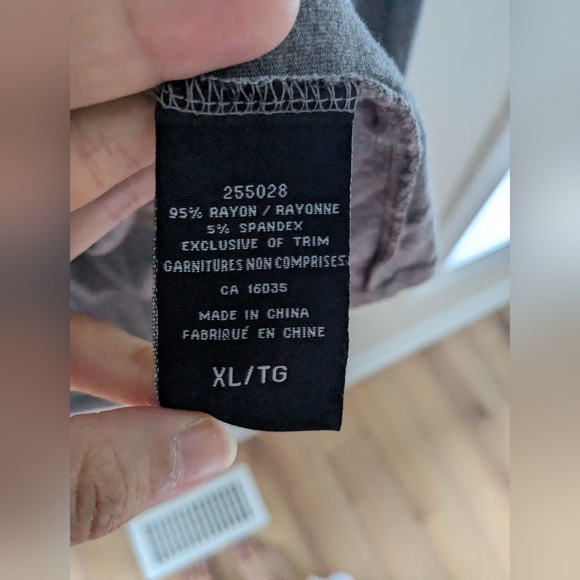 Long Basic Grey Open Cardigan Duster Size XL - Picture 3 of 5